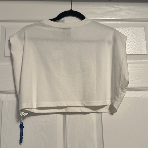 BNWTS Reebok Forever 21 White Tee with Green Logo, Sz Xsmall - Picture 4 of 5